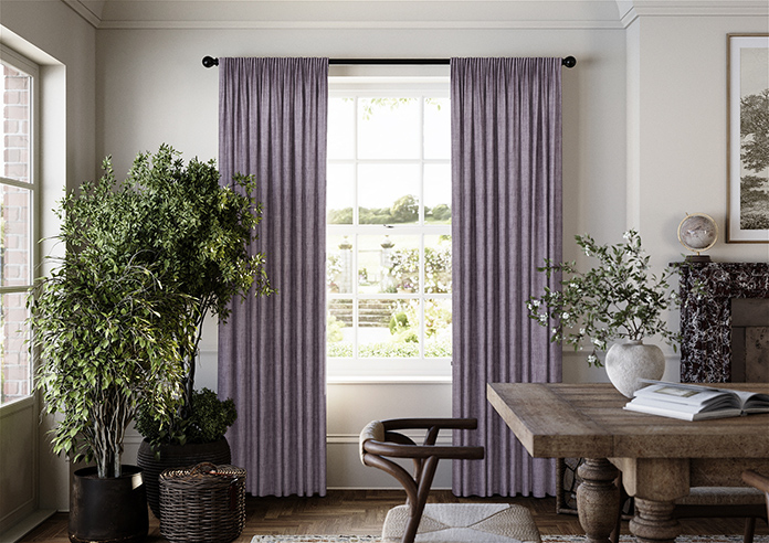 Rhea, Grape - Made to Measure Curtains - Image 3